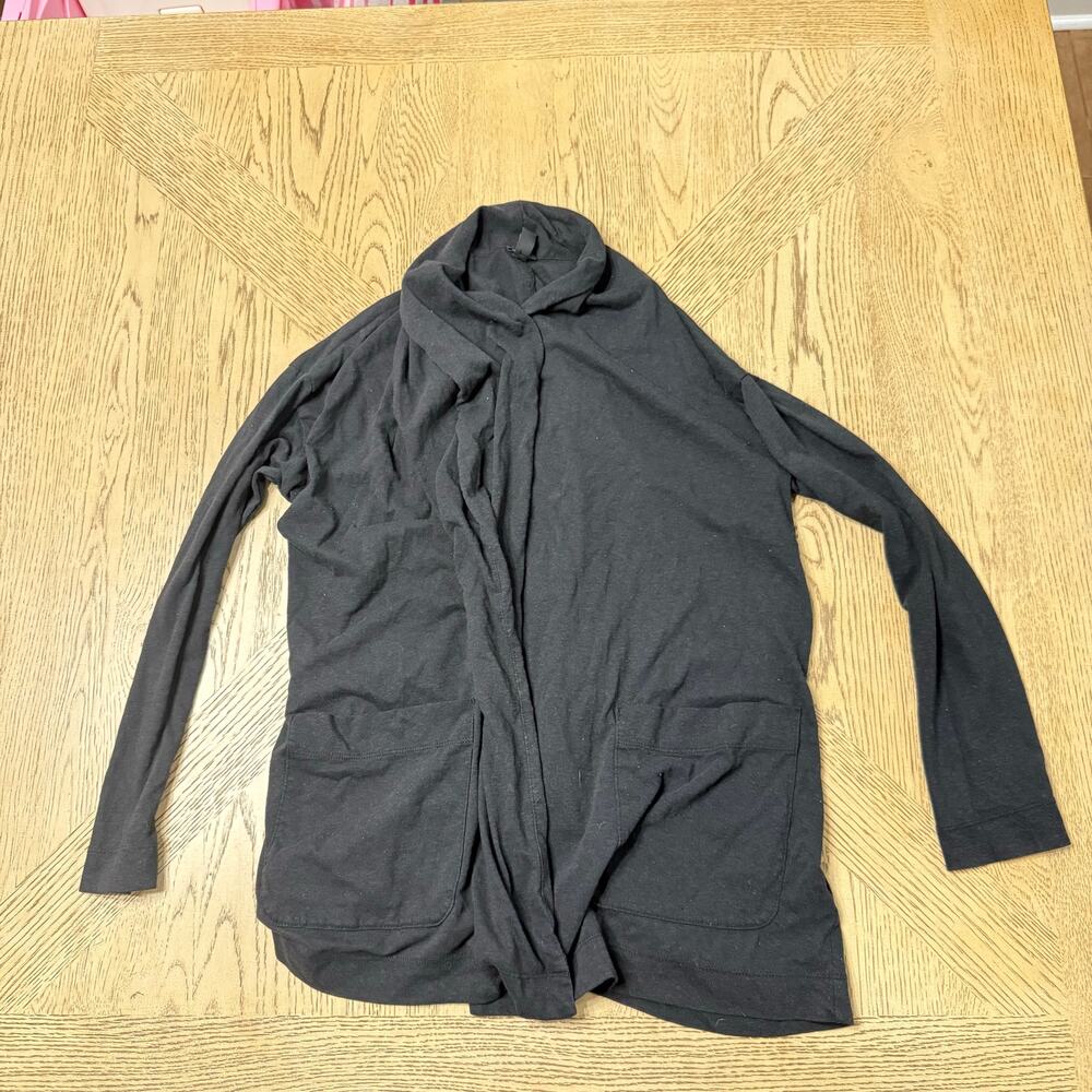 J.Crew Women’s XS Black Waterfall Pocket Cardigan